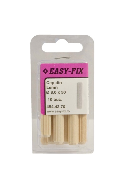 OEM Дървен дюбел, Easy - Fix 454.42.70, 8 x 50 мм, комплект от 10 броя