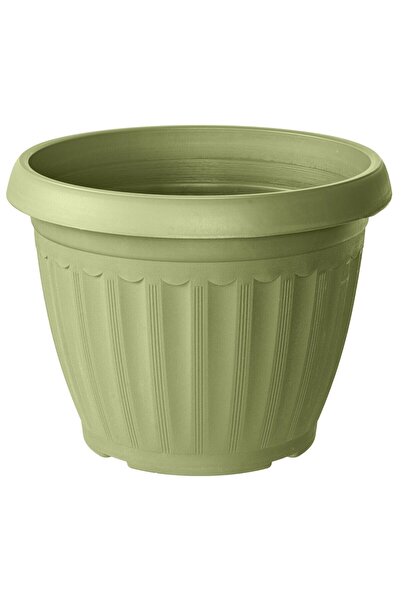 OEM Ghiveci din plastic Critex Infinity, interior / exterior, rotund, verde, ...