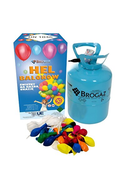 OEM Butelie cu heliu, pentru baloane, 13.5 l, Brogaz, 50 baloane