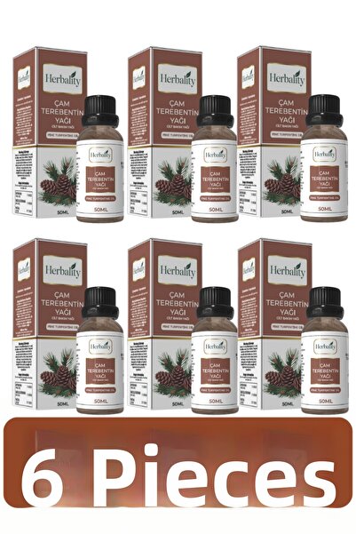 herbalıty زيت الصنوبر التربنتيني 50 مل 6*قطعة