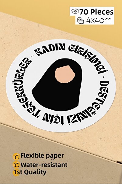 alışveriş kurdu ملصق لاصق لملصقات المنتجات الخاصة بتعبئة الشحن من قبل النساء ...
