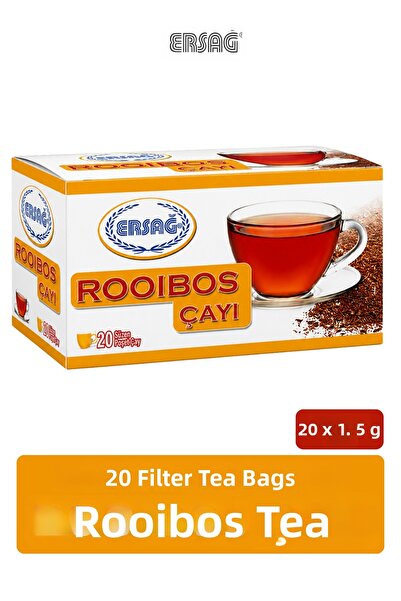 Ersağ Rooibos Tea 20 Filtered Bags 30 Gr
