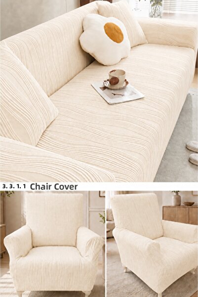 uzhanem 3 3 1 1 Stretch Elastic Flexible Washable Sofa Cover Set Sofa Cover