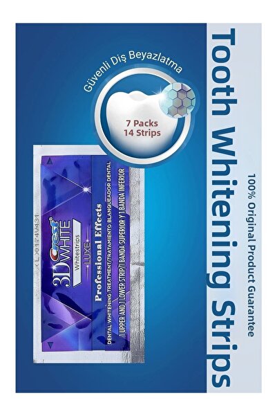 Crest شرائط تبييض الأسنان من بروفيشنال إفكتس (7 عبوات / 14 شريط)