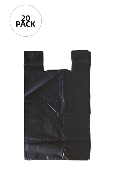 Mestore Black Hırır Athlete Bag Mini Size 22x31 cm 20 Pack Takriben 10,000 Pi...