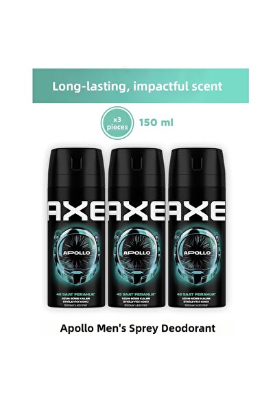 Axe Deodorant spray pentru bărbați Apollo 48 de ore, parfum eficient, spray p...
