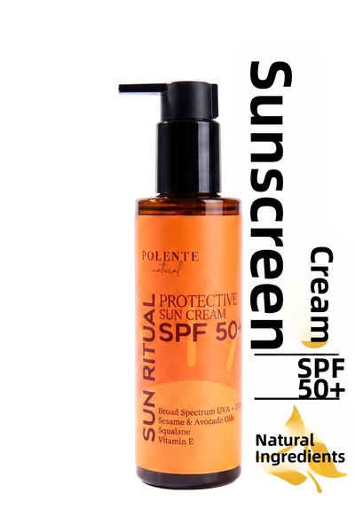 Polente Natural Spf 50⁺ Protective Sun Cream - Spf 50⁺ Sun Protection Cream -...