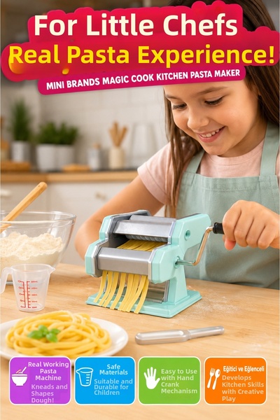 GIOCHI PREZIOSI Mini Brands Really Works Magic Cook Pasta Maker Toy Set Educa...