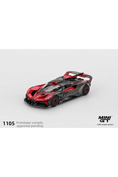 mini gt سيارة بوغاتي بوليد الحمراء MGT01105 بمقياس 1:64 نموذج سيارة مصبوب قاب...