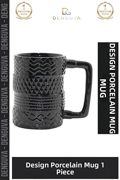 Denguva # Mugcup with Matte Surface Decorative Stylish Quality Modern 225 ml ...