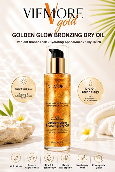 Viemore Gold Golden Glow Bronzing Dry Oil Golden Radiance Moisturizing Nouris...