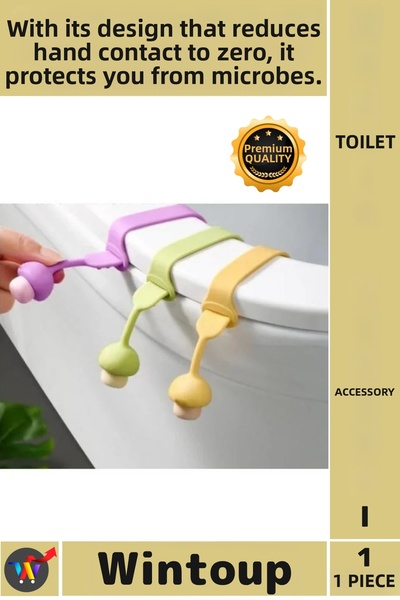 Wintoup # Toilet Seat Apparatus Hygienic Toilet Cover Practical Stylish Germ-...