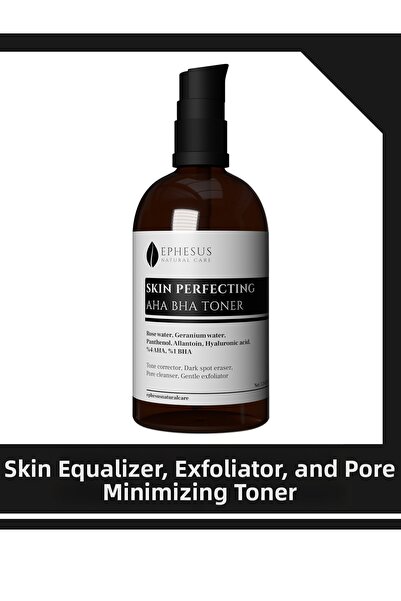 Ephesus Natural Care تونر مقشر مثالي للبشرة 100 مل - تونر منقي ومنشط ومجدد لل...
