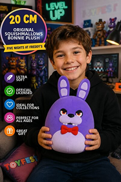 TOYFEST دمية سكوشي مالوز بوني من سلسلة فايف نايتس آت فريديز، لعبة قطيفة فائقة...