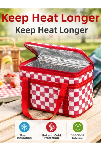 FTA TİCARET Multi-Purpose Thermal Insulated Thermos Bag Suitable for Picnic, ...