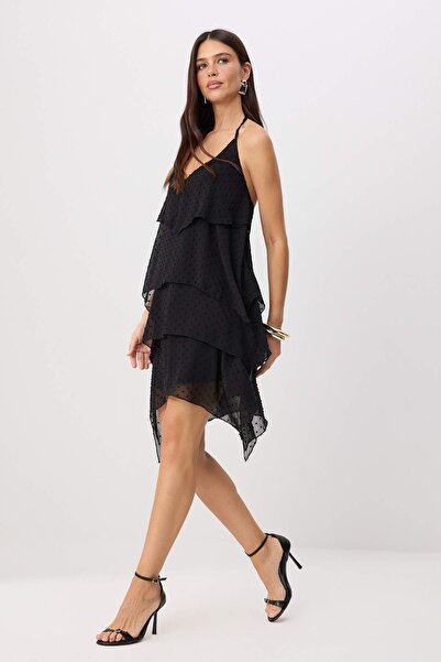 Trendyol Collection Black Plain Short / Mini Woven Dress Twoss26El00825