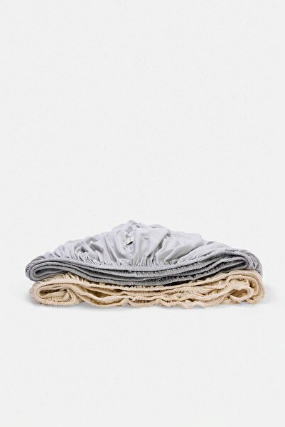 TRENDYOLMİLLA HOME 100% Cotton Double Elastic Combed Cotton Bed Sheet 180X200Cm
