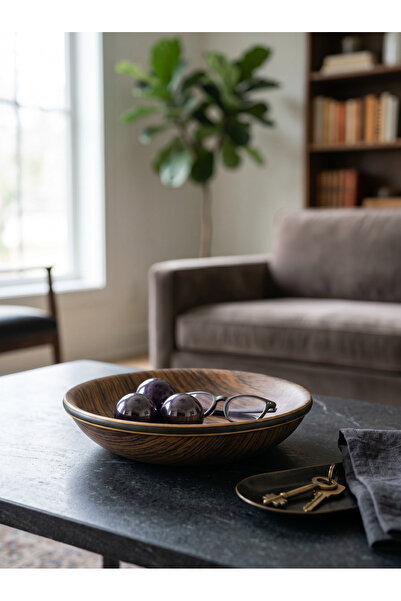 PALU Trend 12'' Serving Bowl 30X30X7,8 cm |   Large Round Presentation Bowl w...