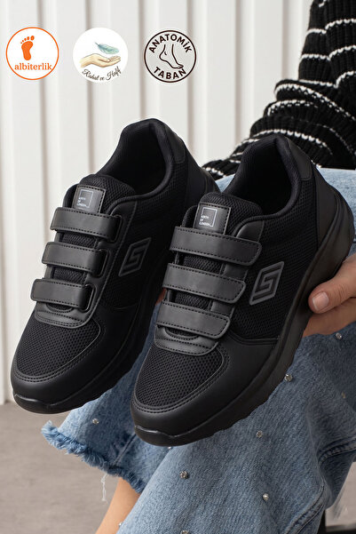 AlbiShoes Ženske letnje tenisice sa čičak trakom, mekane i udobne, za svakodn...