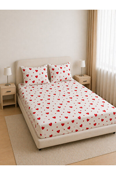 Güvenal Σετ σεντόνια Carmen από 100% βαμβάκι με μοτίβο και ελαστικό κάλυμμα μ...