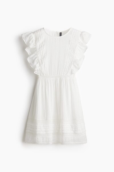 H&M Nervürlü Elbise
