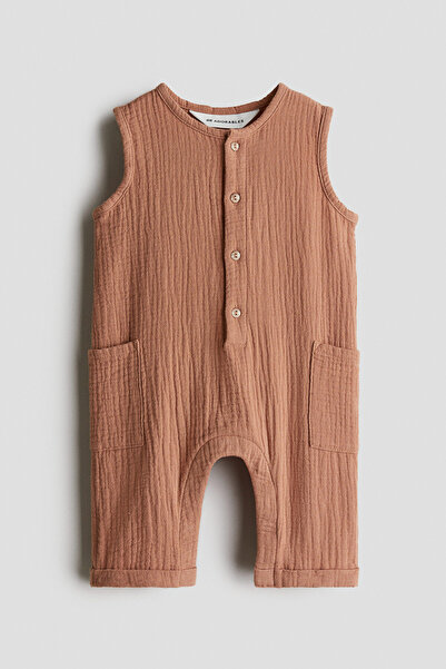 H&M Pamuklu Muslin Tulum