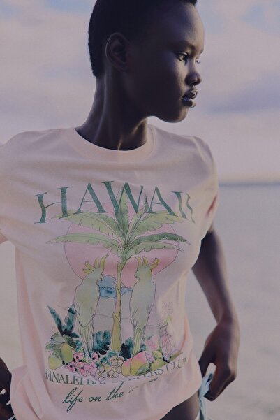 H&M Baskılı Tişört