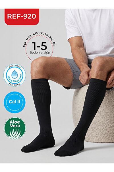 Variteks REF 920 - Erkek Çorabı Diz Altı | Kompresyon Çorabı | Men Socks | Ço...