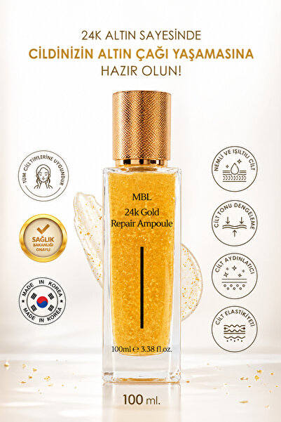 MBL Teresia MBL 24K Gold Repair Ampoule - Altın ve Hyaluronik Asit içerikli 2...