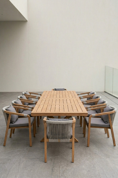 Latanwood Nomad Ahşap Bahçe Masa Takımı
