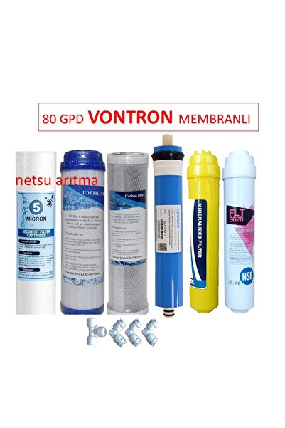 netsu arıtma Vontron Membranlı-Açık Kasa Su Arıtma cihazı Filtresi, Mineralli...