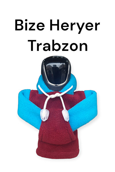 KYLE XM Bize Heryer Trabzon Polar Vites Kıyafeti Araç Aksesuarı Hoodie Kapşon...