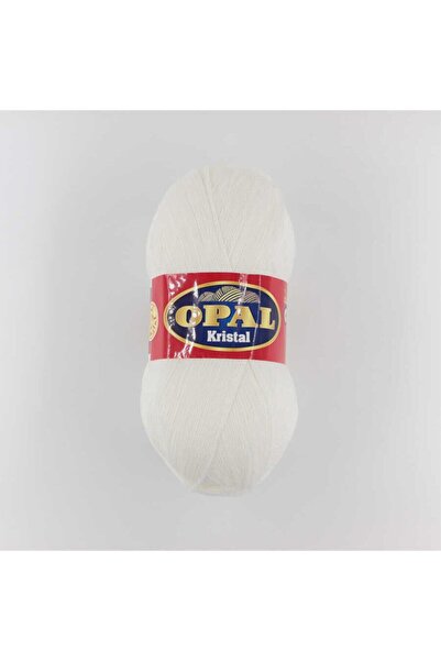 OPAL خيط حياكة يدوي من كريستال ليف أبيض رقم: 150 خيط حياكة من كريستال ليف لصا...