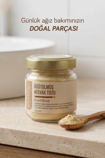 EVVAHE DOĞAL Öğütülmüş Misvak 15gr (Toz)