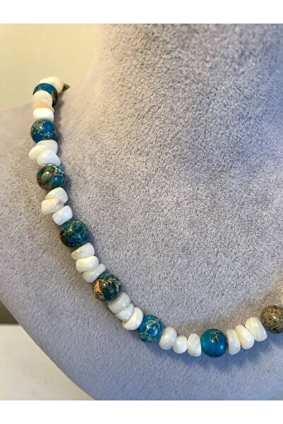 Doğaltaş Masalları Variscite Necklace