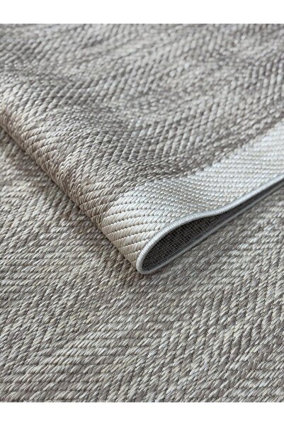 Dinarsu Sisal Prime 79265 - 071 | Sisal Prime Beyaz Bordürlü Bej Sisal Halı