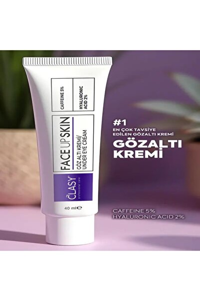 Clasy TR Face Up Skin Gözaltı Kremi 40 ml