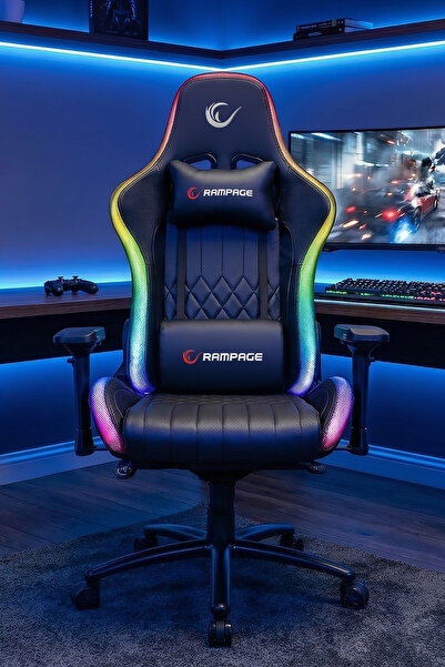 Rampage KL-R13 Void RGB Aydınlatmalı Siyah Oyuncu Koltuğu
