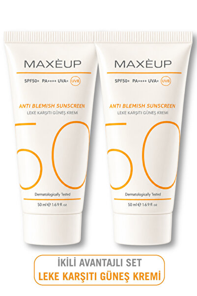 Maxeup Yüksek Koruma ve Nemlendirici Etkili Güneş Koruyucu Krem SPF50+ Yüz Gü...