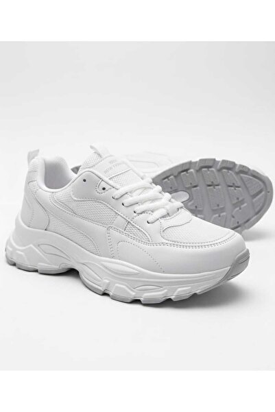 McDark Kadın Beyaz Sneakers Günlük Ayakkabı