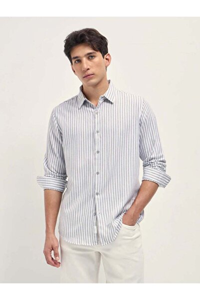 The Bear House Men's long Sleeve Shirt, breathable, soft comfort Fabric