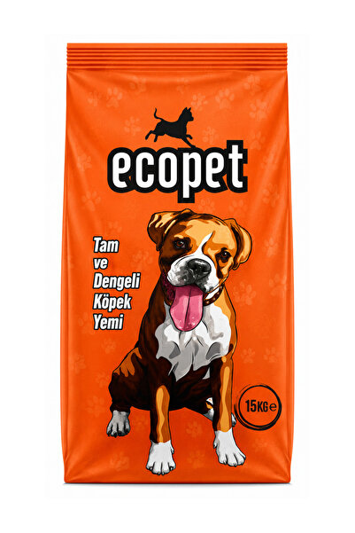 ECOPET Kuzu Etli ve Pirinçli Köpek Maması 15 Kg