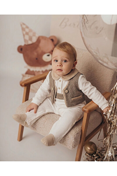 Babydola Küçük Yakışıklı Erkek Bebek Tulum