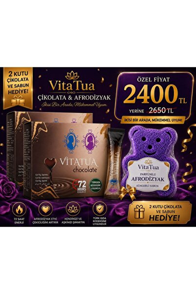 vitatua Vitatua 24 adet çikolata & süngerli sabun