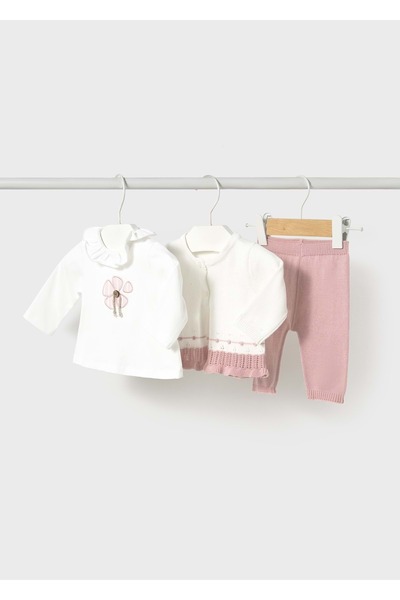 MAYORAL Baby Girl 3-Piece Set Pink
