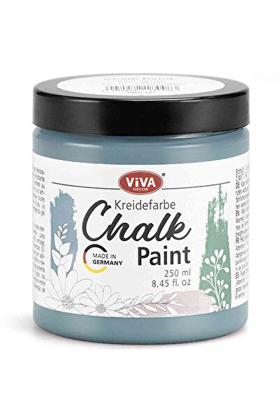 Viva Decor Vopsea cremoasă pentru mobilă, cu cretă, VIVA DECOR, 250ml Albastr...