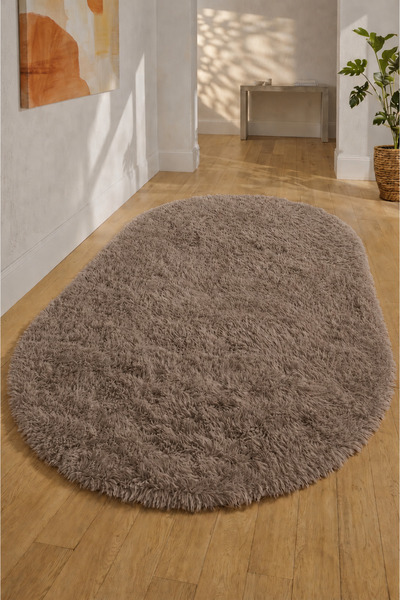 KEVLİNE Kevline Kaymaz Taban Peluş Halı Dekoratif Koridor Salon Çocuk Odası O...