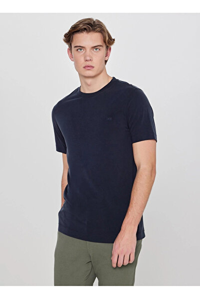 Lee Lacivert Erkek Regular Fit T-Shirt L2610126001 Siyah T-Shirt