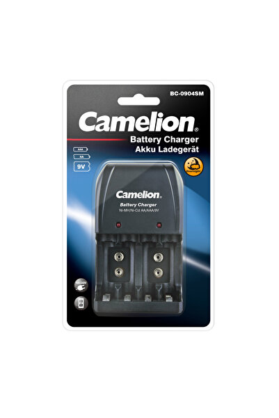 CAMELİON Incarcator Baterii Reincarcabile BC-0904 pentru AA AAA 9V, 4 Sloturi...