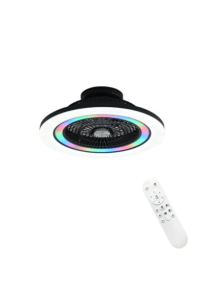 DLC GROUP DLC OVEST RGB LED TAVAN VANTİLATÖRÜ KUMANDALI 58 CM